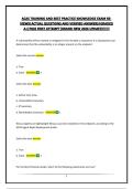 ACAS TRAINING AND BEST PRACTICE KNOWLEDGE EXAM REVIEWS&vert;ACTUAL QUESTIONS AND VERIFIED ANSWERS&vert;GRADED A&plus;&vert;PASS FIRST ATTEMPT&vert;BRAND NEW 2026 UPDATE&excl;&excl;&excl;&excl;&excl;&excl;&excl;