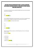 ACAS BEST PRACTICE KNOWLEDGE EXAM 3 &vert;ACTUAL QUESTIONS AND VERIFIED ANSWERS&vert;GRADED A&plus;&vert;PASS FIRST ATTEMPT&vert;BRAND NEW 2026 UPDATE&excl;&excl;&excl;&excl;&excl;&excl;&excl;