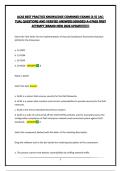 ACAS BEST PRACTICE KNOWLEDGE COMBINED EXAMS &lpar;1-5&rpar; &vert;ACTUAL QUESTIONS AND VERIFIED ANSWERS&vert;GRADED A&plus;&vert;PASS FIRST ATTEMPT&vert;BRAND NEW 2026 UPDATE&excl;&excl;&excl;&excl;&excl;&excl;&excl;