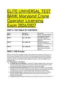 ELITE S-TIER TEST BANK&colon; Maryland Crane Operator & MOSH Licensing Exam Practice Questions &lpar;2026&sol;2027&rpar; &vert; Grove TMS750B & NCCCO Prep
