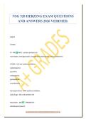 NSG 520 HERZING EXAM QUESTIONS&NewLine;AND ANSWERS 2026 VERIFIED&period;