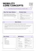 Alterations in Mobility Study Guide