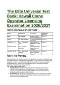 S-Tier 2026&sol;2027 Hawaii Crane Operator Exam Prep&colon; Elite 60-Question Test Bank &lpar;NCCCO &sol; HIOSH&rpar;