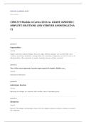 Portage Learning CHEM 103 chemistry EXAM A&plus; GRADE ASSURED COMPLETE SOLUTIONS AND VERIFIED ANSWERS