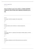 Portage Learning CHEM 103 chemistry EXAM A&plus; GRADE ASSURED COMPLETE SOLUTIONS AND VERIFIED ANSWERS