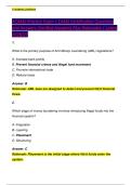 ACAMS Practice Exam &vert; CAMS Certification Questions &NewLine;and Answers &lbrack;Verified Answers&rsqb; Plus Rationales &vert; Latest &NewLine;2026&sol;27 