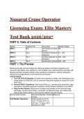 2026&sol;2027 S-Tier Nunavut Crane Operator Licensing Exam Test Bank &lpar;60 Q&A&rpar;