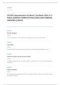 ATI RN fundamentals proctored EXAM A&plus; GRADE ASSURED COMPLETE SOLUTIONS AND VERIFIED ANSWERS