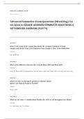 Portage Learning CHEM 103 chemistry EXAM A&plus; GRADE ASSURED COMPLETE SOLUTIONS AND VERIFIED ANSWERS