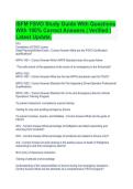ISFM FSVO Study Guide With Questions &NewLine;With 100&percnt; Correct Answers &vert; Verified &vert; &NewLine;Latest Update&period; 