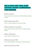 EDR 610 EXAM SCRIPT FINAL PAPER&NewLine;QUESTIONS ANSWERS COMPREHENSIVE&NewLine;STUDY RESOURCE&NewLine;