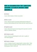 EDR 610 EXAMINATION TEST QUESTIONS&NewLine;ANSWERS ACCURATE REVIEW SHEET&NewLine;GRADED A&plus;