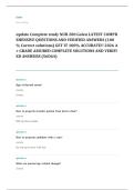 NUR 211 fundamentals nursing EXAM A&plus; GRADE ASSURED COMPLETE SOLUTIONS AND VERIFIED ANSWERS