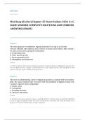 Evolve HESI EXAM A&plus; GRADE ASSURED COMPLETE SOLUTIONS AND VERIFIED ANSWERS