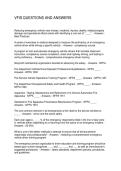 VFIS QUESTIONS AND ANSWERS