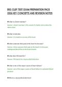 EKG CLEP TEST EXAM PREPARATION PACK&NewLine;2026 KEY CONCEPTS AND REVISION NOTES&NewLine;