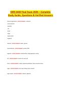 GMS 6440 Final Exam 2026 &ndash; Complete Study Guide&comma; Questions & Verified Answers