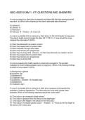 NSG 4525 EXAM 1 ATI QUESTIONS AND ANSWERS