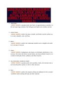CONSTRUCTION SITE MANAGEMENT&NewLine;- SECTION 1LATEST 2026&sol;2027&NewLine;ACTUAL EXAM QUESTIONS WITH&NewLine;CORRECT ANSWERS 100&percnt; VERIFIED&NewLine;GRADED A&plus;