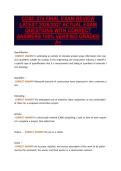 COSC 275 FINAL EXAM REVIEW&NewLine;LATEST 2026&sol;2027 ACTUAL EXAM&NewLine;QUESTIONS WITH CORRECT&NewLine;ANSWERS 100&percnt; VERIFIED GRADED&NewLine;A&plus;