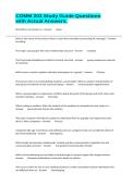 COMM 203 Study Guide Questions with Actual Answers&period;