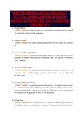 RWP TRAINING LATEST 2026&sol;2027&NewLine;ACTUAL EXAM QUESTIONS WITH&NewLine;CORRECT ANSWERS 100&percnt; VERIFIED&NewLine;GRADED A&plus;