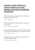 EMERGENCY NURSING ORIENTATION 3&NewLine;REVISION HANDBOOK 2026 AIRWAY&NewLine;BREATHING CIRCULATION AND EMERGENCY&NewLine;INTERVENTIONS