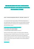 CWB WELDING INSPECTOR LEVEL 2 EXAM 2026&sol;2027 &vert; Advanced CSA Standards &vert; Latest Updated &vert; Complete Q&A &vert; Pass Guaranteed - A&plus; Graded&NewLine;&NewLine;