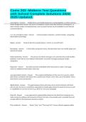 Coms 203 -Midterm Test Questions with Solved Complete Solutions 2025-2026 Updated&period;