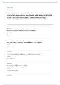 NMLS safe mortgage loan originator EXAM A&plus; GRADE ASSURED COMPLETE SOLUTIONS AND VERIFIED ANSWERS