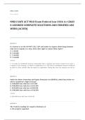 NMLS safe mortgage loan originator EXAM A&plus; GRADE ASSURED COMPLETE SOLUTIONS AND VERIFIED ANSWERS