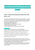 CWB WELDING INSPECTOR LEVEL 2 EXAM PREP 2026&sol;2027 &vert; All Modules Covered &vert; Updated &vert; Grade A &vert; Pass Guaranteed - A&plus; Graded&NewLine;&NewLine;