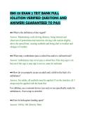 EMS 131 EXAM 2 TEST BANK FULL&NewLine;SOLUTION VERIFIED QUESTIONS AND&NewLine;ANSWERS GUARANTEED TO PASS&NewLine;