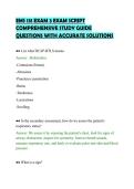 EMS 131 EXAM 3 EXAM SCRIPT&NewLine;COMPREHENSIVE STUDY GUIDE&NewLine;QUESTIONS WITH ACCURATE SOLUTIONS