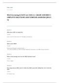 NMLS safe act EXAM A&plus; GRADE ASSURED COMPLETE SOLUTIONS AND VERIFIED ANSWERS