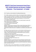 MPOETC Final Exam Assessment Actual Exam 2026&sol;2027 &vert; 100&percnt; Verified Questions and Answers&comma; Detailed Rationales &ndash; Pass Guaranteed - A&plus; Graded&NewLine;&NewLine;