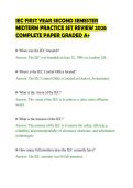 IEC FIRST YEAR SECOND SEMESTER&NewLine;MIDTERM PRACTICE SET REVIEW 2026&NewLine;COMPLETE PAPER GRADED A&plus;
