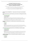 COSC 325 Mechanical and Electrical Systems Examination&comma; University of Houston&comma; 2026&sol;2027 &ndash; 75-Question Construction Science Examination with Verified Solutions