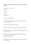 HPE Year 10 &ndash; Exam&comma; Health and Physical Education Course&comma; Comprehensive Study Guide and Final Review