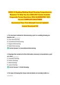 29202-15 Reading Welding Detail Drawing Comprehensive &NewLine;Resource To Help You Ace 2026-2027 Exams Includes &NewLine;Frequently Tested Questions With ELABORATED 100&percnt; &NewLine;Correct COMPLETE SOLUTIONS &NewLine;Guaranteed Pass First Attempt&excl;&excl; Current Update&excl;&excl; &NewLine;Instant Download