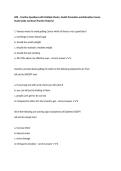 HPE &ndash; Practice Questions with Multiple Choice&comma; Health Promotion and Education Course&comma; Study Guide and Exam Practice Material