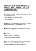ESSENTIALS OF NEGOTIATION ROY J EXAM&NewLine;PREPARATION PACK 2026 KEY CONCEPTS&NewLine;AND REVISION NOTES&NewLine;