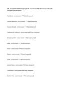 HPE &ndash; Exam &lpar;COF and FITT Principles&rpar;&comma; Health Promotion and Education Course&comma; Study Guide and Fitness Concepts Review