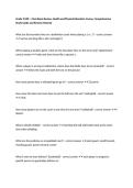 Grade 9 HPE &ndash; Final Exam Review&comma; Health and Physical Education Course&comma; Comprehensive Study Guide and Review Material