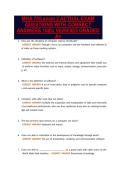 MHA 705 exam 2 ACTUAL EXAM&NewLine;QUESTIONS WITH CORRECT&NewLine;ANSWERS 100&percnt; VERIFIED GRADED&NewLine;A&plus;