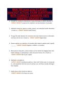 MHA 705 exam prep 4 LATEST&NewLine;2026&sol;2027 ACTUAL EXAM QUESTIONS&NewLine;WITH CORRECT ANSWERS 100&percnt;&NewLine;VERIFIED GRADED A&plus;