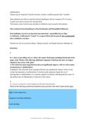 N212 Pathophysiology Study Guide Key Focus Points for Exam 1 Comprehensive Study Guide &plus; Exam Questions & Solutions Graded A&plus;&lowbar;organized