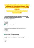 Welding Detail Drawings Comprehensive Resource To Help &NewLine;You Ace 2026-2027 Exams Includes Frequently Tested &NewLine;Questions With ELABORATED 100&percnt; Correct COMPLETE &NewLine;SOLUTIONS &NewLine;Guaranteed Pass First Attempt&excl;&excl; Current Update&excl;&excl; &NewLine;Instant Download Pdf 