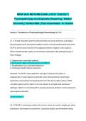 NRNP 6635 MIDTERM EXAM LATEST 2026&sol;2027 &vert; Psychopathology and Diagnostic Reasoning &vert; Walden University &vert; Verified Q&A &vert; Pass Guaranteed - A&plus; Graded&NewLine;&NewLine;