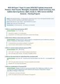 NSG430&sol; NSG 430 Exam 3 Topic 9 &lpar;Latest 2026&sol;2027 Update&rpar; &vert; Complete Exam Questions with Verified Answers and Detailed Rationales &vert; A&plus; Graded &vert; Grand Canyon University&NewLine;&NewLine;